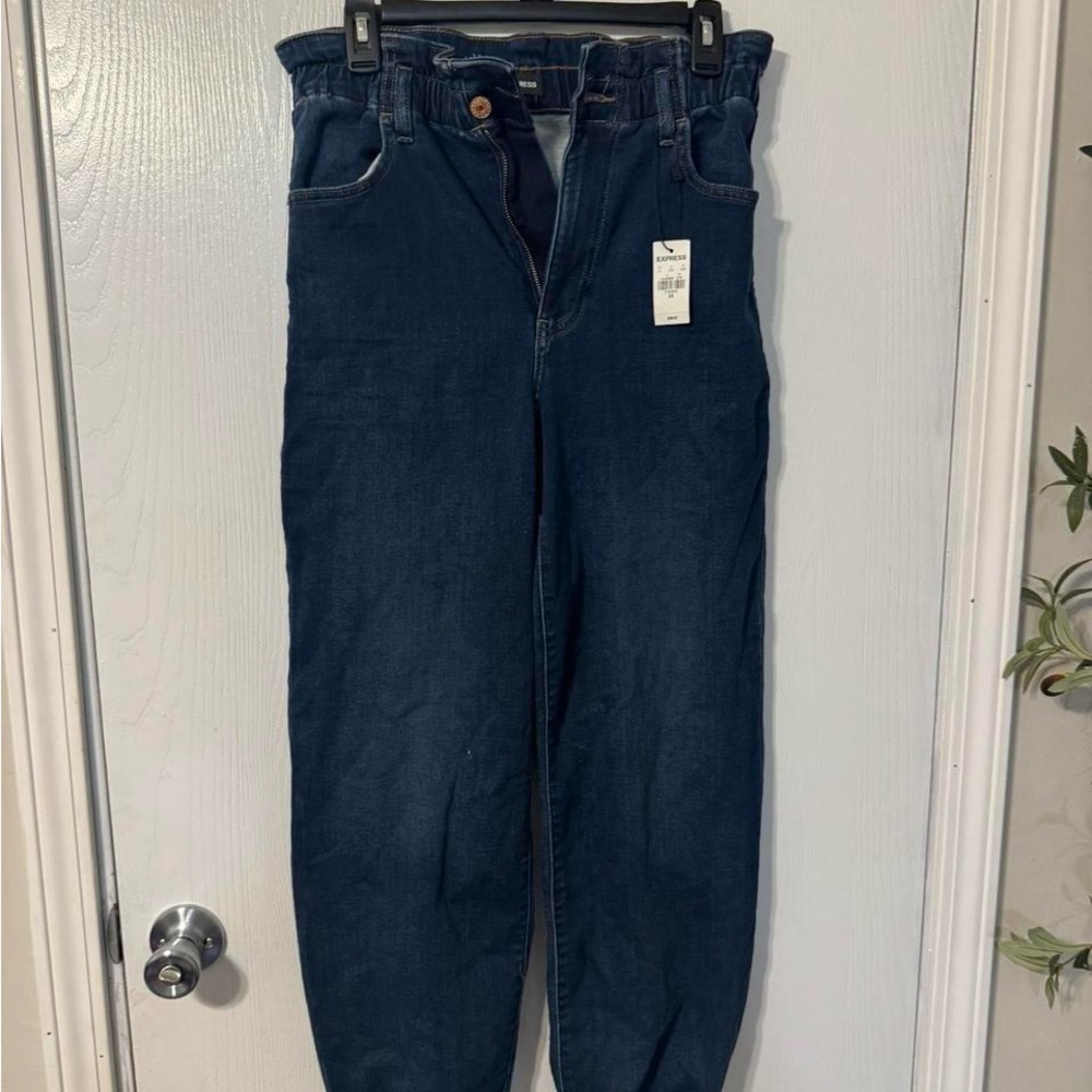 Express Denim Jeans in Deep Blue